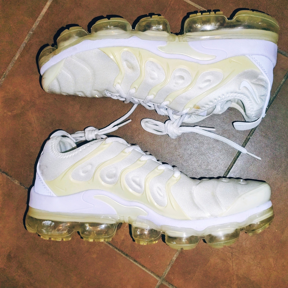 Nike White and Cream Sneakers